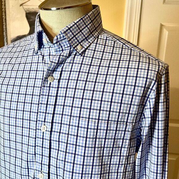 NWOT Men's Vineyard Vines Classic Fit Plaid Murray Shirt with Stretch Size SMALL - Picture 2 of 3